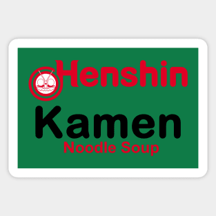 Henshin Transforming Noodle Logo Sticker